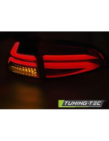 Feux arrière à LED fumés rouges pour VW GOLF 7 13-17