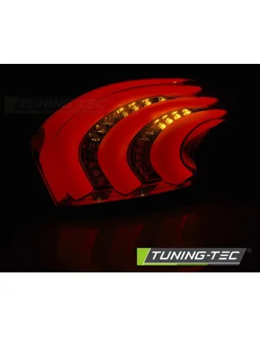 Feux arrière à LED rouges blancs pour PEUGEOT 208 4.12-06.15