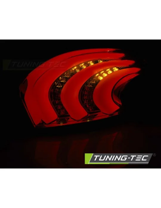 Feux arrière à LED rouges blancs pour Peugeot 208 (2012 - 2015)