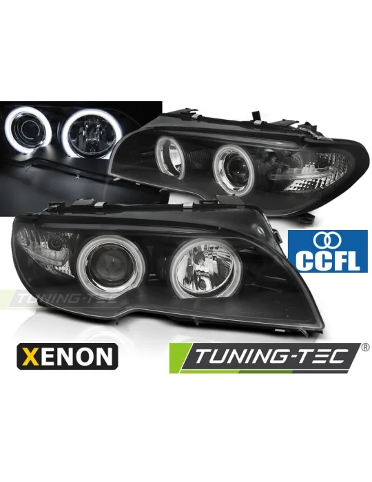 Phares au xénon noirs pour BMW E46 Coupé Cabriolet (2003 - 2006)