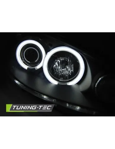 Phares noirs pour PEUGEOT 206 02