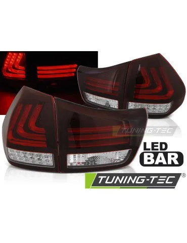 Feux arrière à LED noirs rouges blancs pour LEXUS RX 330 350 03-08