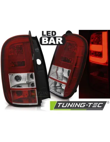 Feux arrière à LED rouges blancs pour DACIA DUSTER 04.10