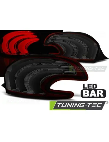 Feux arrière à LED fumés rouges pour PEUGEOT 208 4.12-06.15