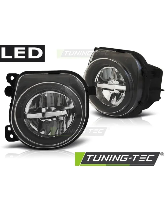 Antibrouillards à LED chromés pour BMW F10 F11 F07 (2013 - 2016)