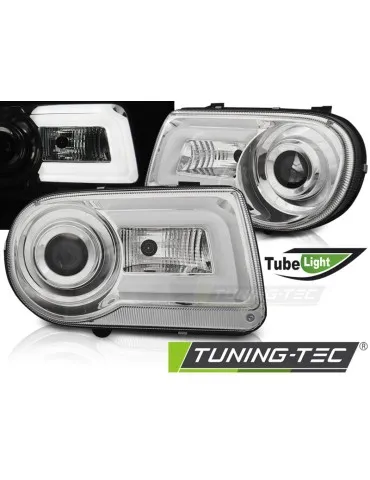 Phares à LED chromés pour CHRYSLER 300C 05-10