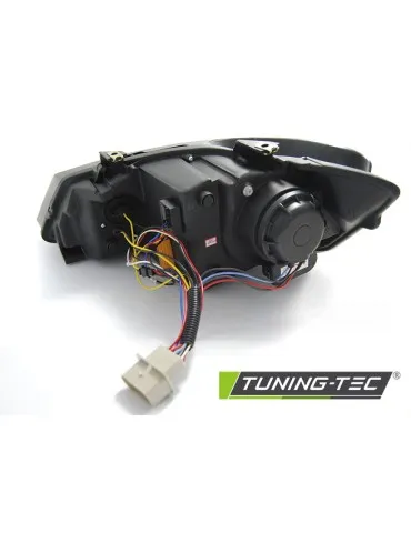 Phares à LED noirs pour VW POLO 6R 09-03.14