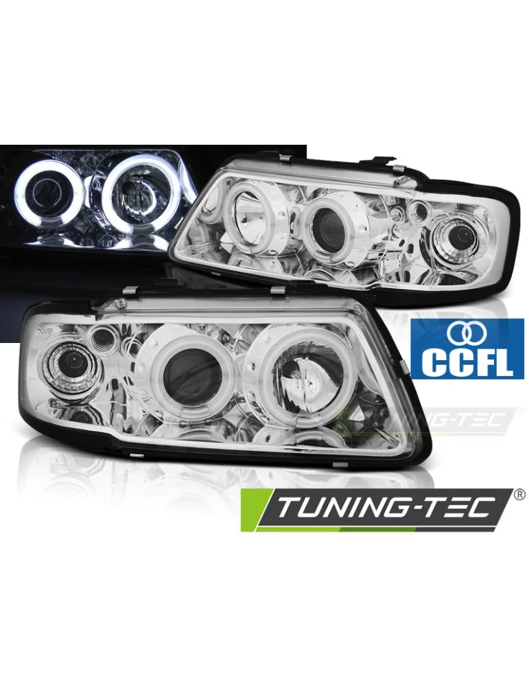 Phares chromés pour AUDI A3 8L 08.96-08.00