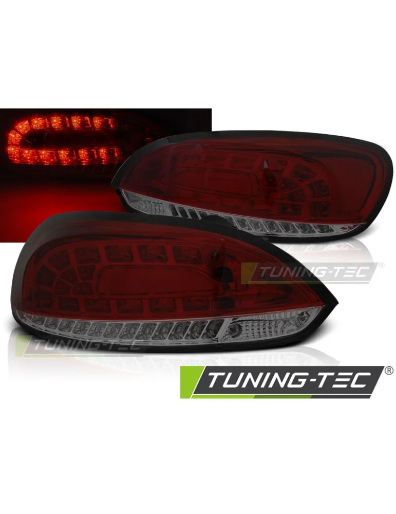 Feux arrière à LED fumés rouges pour VW SCIROCCO III 08-04.14