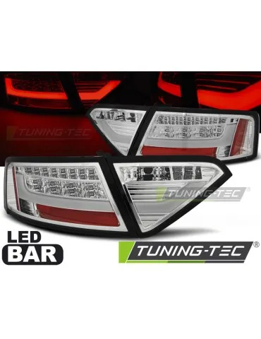 Feux arrière à LED chromés pour AUDI A5 07-06.11