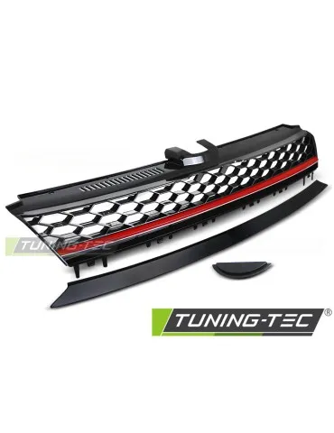 Calandre noire rouge pour VW GOLF 7 13-17