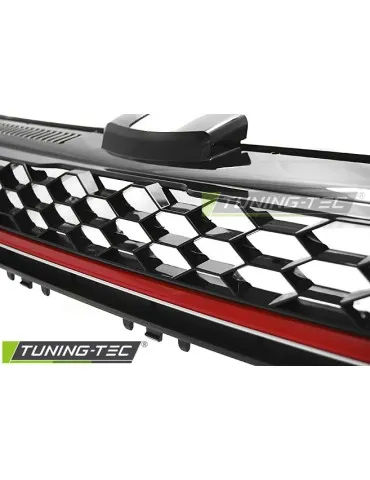 Calandre noire rouge pour VW GOLF 7 13-17