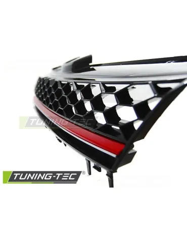 Calandre noire rouge pour VW GOLF 7 13-17