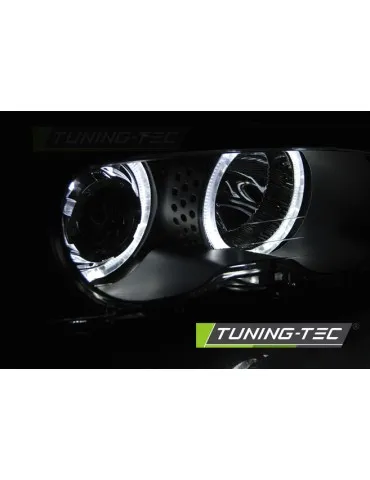 Phares à LED noirs pour BMW E46 04.99-03.03 Coupé Cabriolet