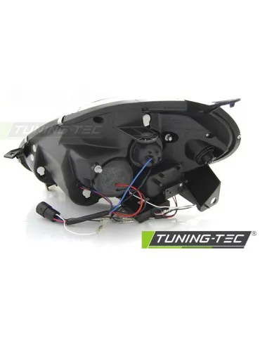 Phares à LED noirs pour FIAT PUNTO EVO 10.09-12