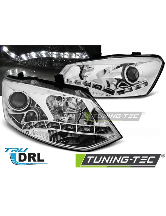 Phares chromés pour VW Polo 6R (2009 - 2014)