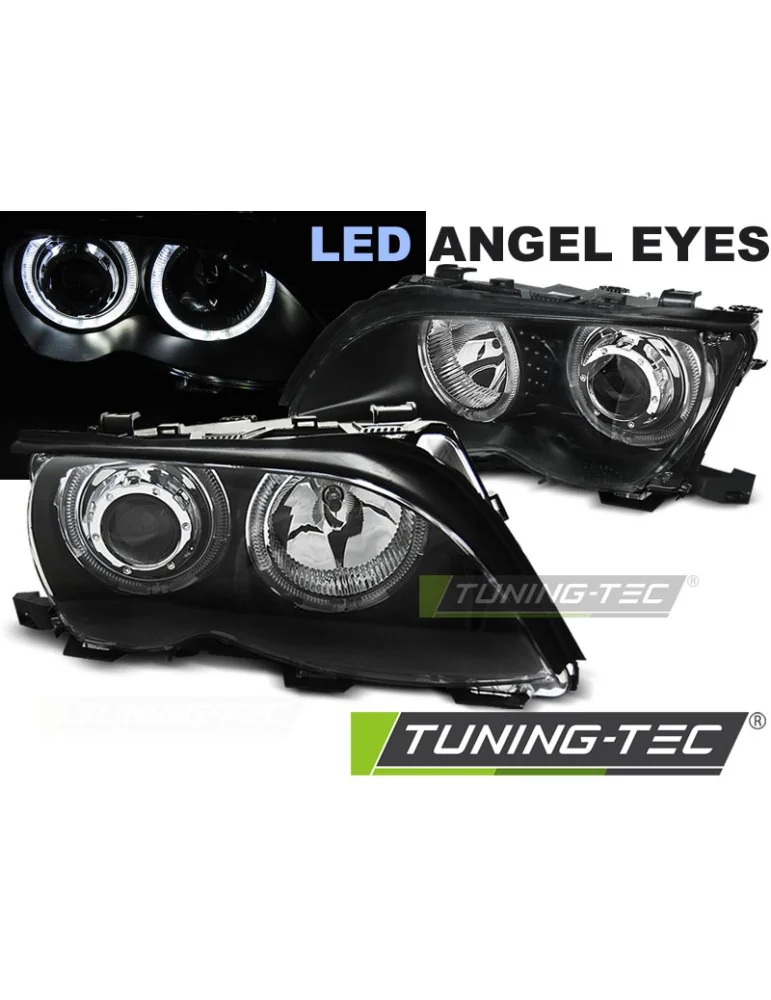 Phares à LED noirs pour BMW E46 09.01-03.05