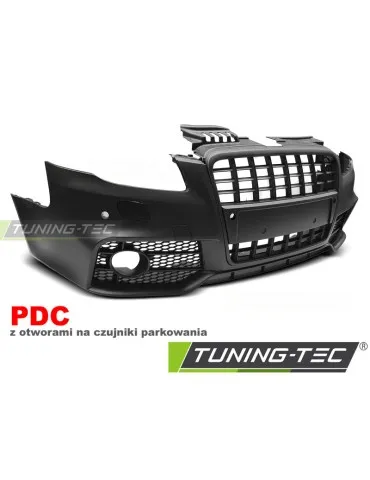 Pare-chocs avant noir pour AUDI A4 04-08