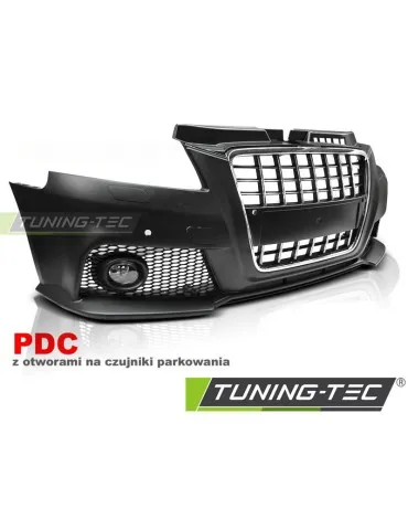 Pare-chocs avant noir chromé pour AUDI A3 08-12