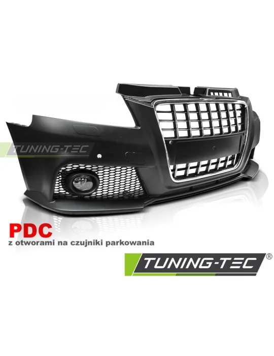 Pare-chocs avant noir chromé pour Audi A3 (2008 - 2012)