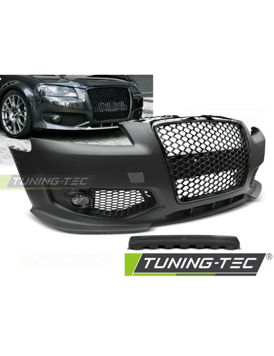Pare-chocs avant noir pour Audi A3 (2005 - 2008)