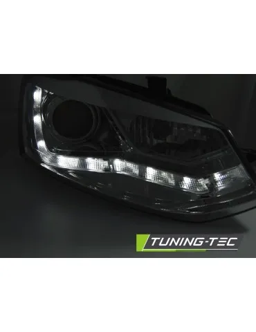 Phares à LED chromés pour VW POLO 6R 09-03.14