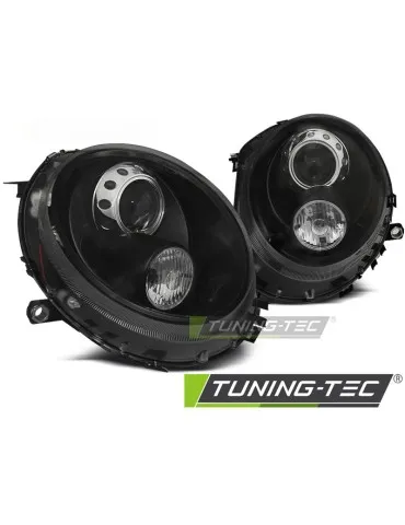 Phares noirs pour BMW MINI COOPER 06-14