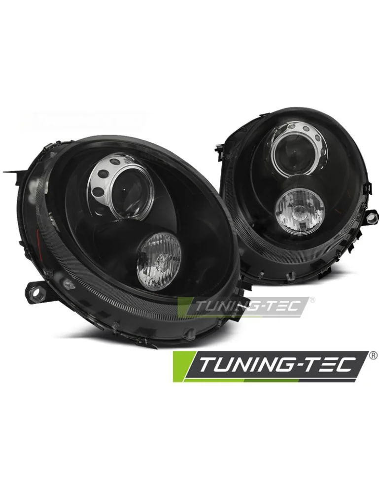 Phares noirs pour BMW MINI COOPER 06-14