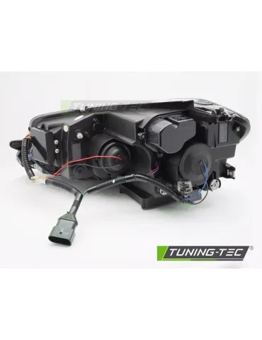 Phares halogène noirs pour VW GOLF 7 17-19