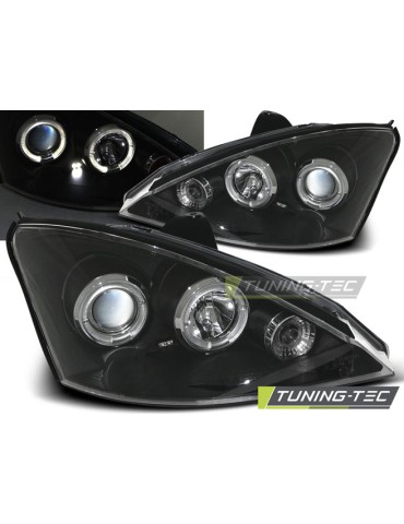 Phares noirs pour FORD FOCUS 11.01-10.04