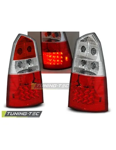 Feux arrière à LED rouges blancs pour FORD FOCUS MK1 10.98-10.04 Break