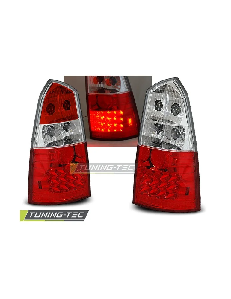 Feux arrière à LED rouges blancs pour FORD FOCUS MK1 10.98-10.04 Break