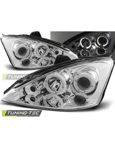 Phares chromés pour FORD FOCUS 11.01-10.04