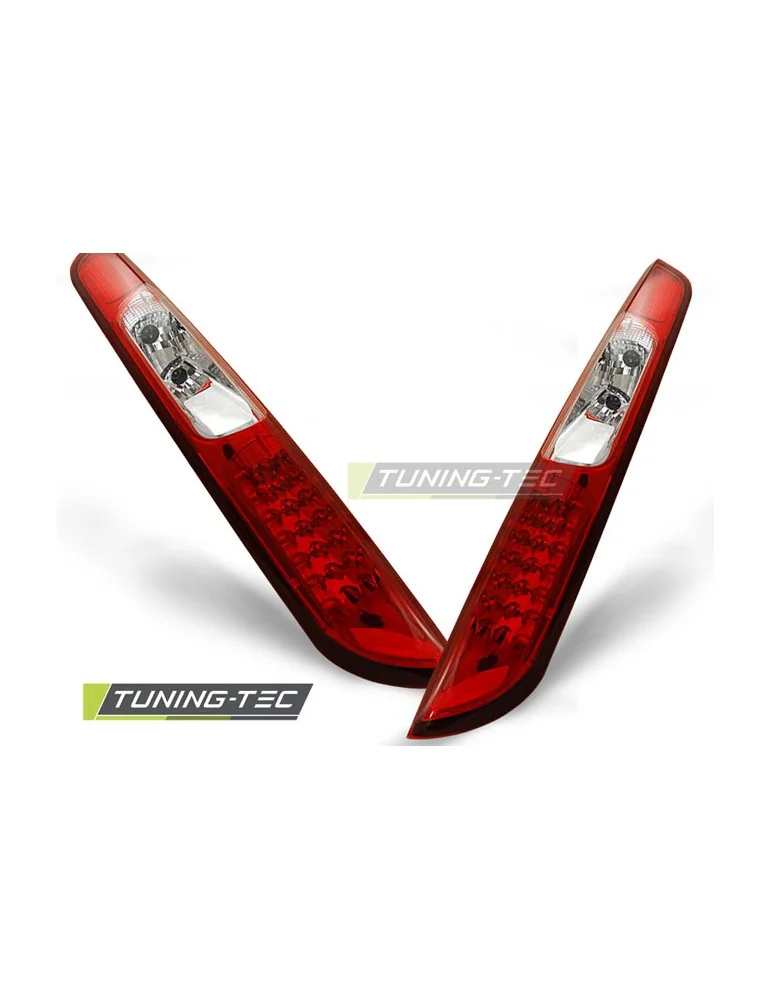 Feux arrière à LED rouges blancs pour FORD FOCUS MK2 09.04-08 berline à hayon