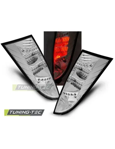 Feux arrière à LED chromés pour FORD FOCUS MK1 10.98-10.04