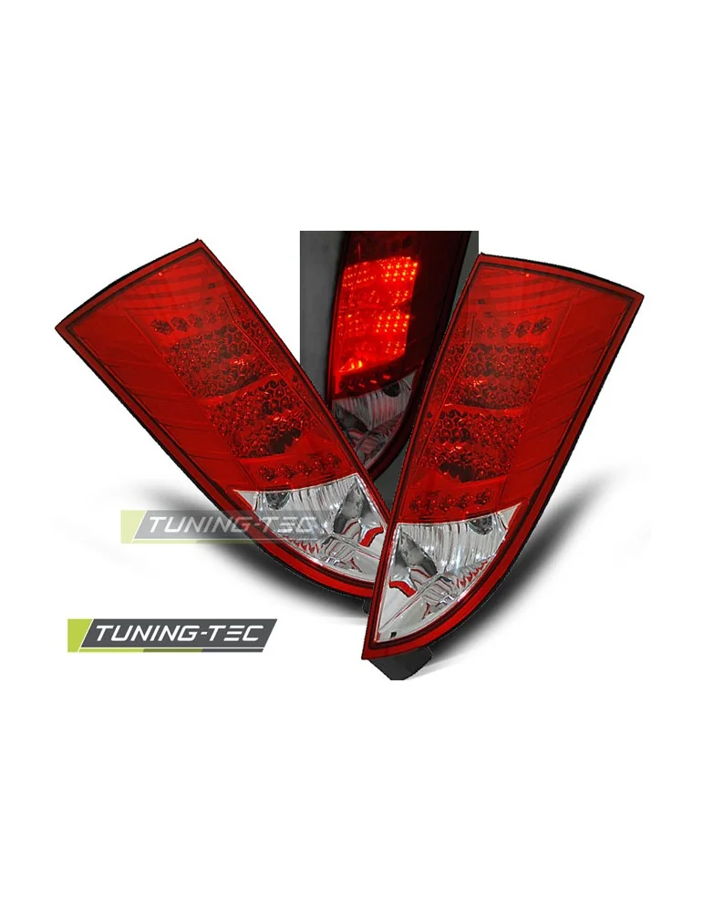 Feux arrière à LED rouges blancs pour FORD FOCUS MK1 10.98-10.04 berline à hayon