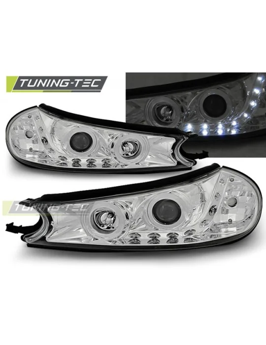 Phares à LED chromés pour Ford Mondeo (1996 - 2000)