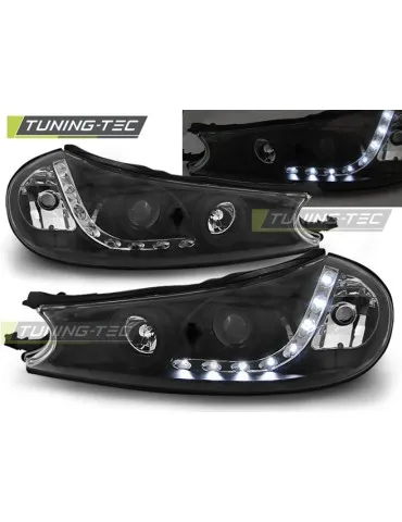 Phares à LED noirs pour FORD MONDEO 10.96-08.00
