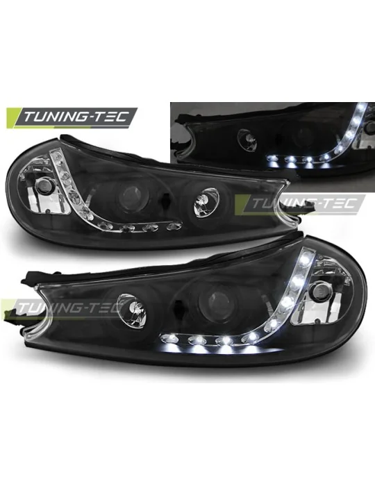 Phares à LED noirs pour Ford Mondeo (1996 - 2000)