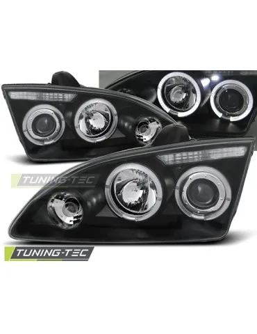 Phares noirs pour FORD FOCUS II 09.04-01.08