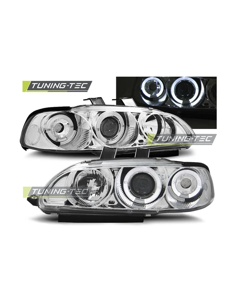 Phares chromés pour HONDA CIVIC 09.91-08.95 2 portes/3 portes