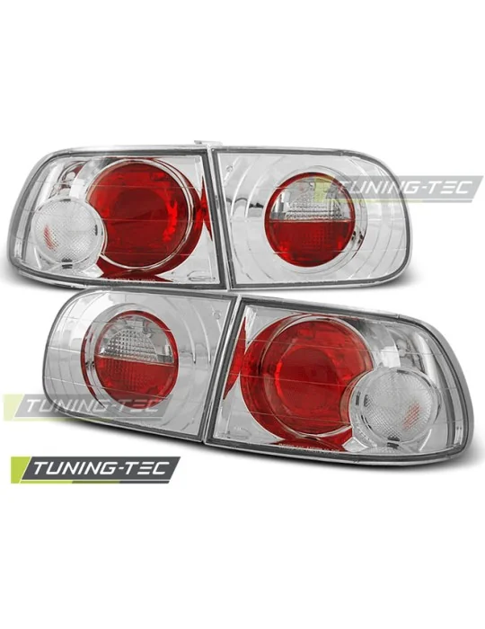 Bloc optique chromé pour Honda Civic 3 portes (1991 - 1995)