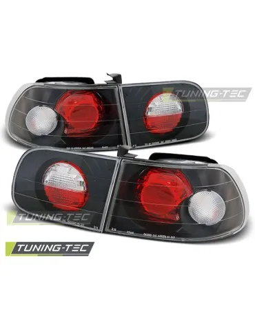 Bloc optique noir pour HONDA CIVIC 09.91-08.95 3 portes