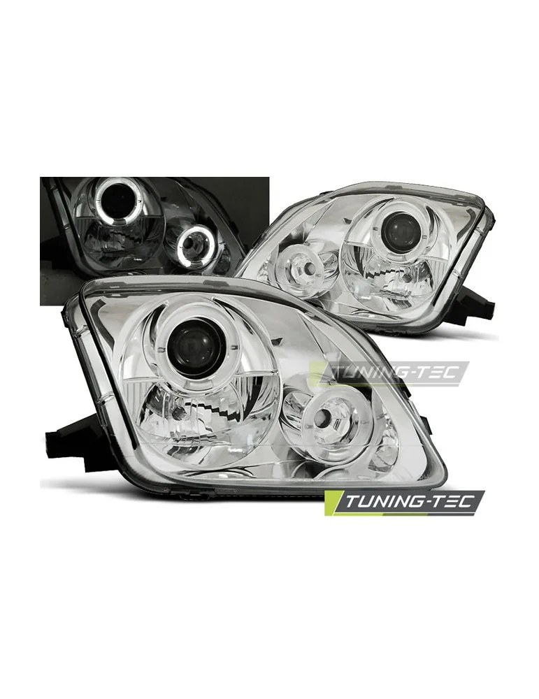 Phares chromés pour HONDA PRELUDE 02.97-01