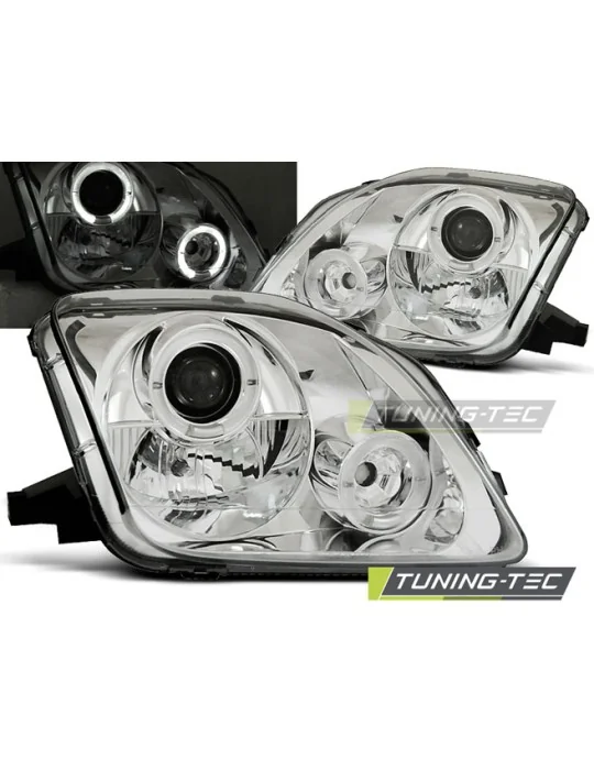Phares chromés pour Honda Prelude (1997 - 2001)