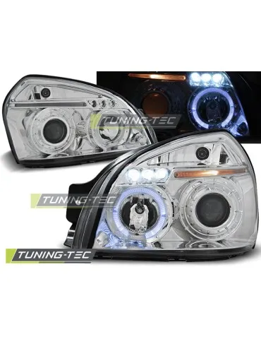 Phares chromés pour HYUNDAI TUCSON 07.04-10