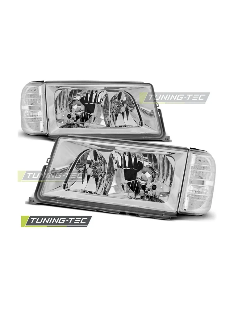 Phares chromés pour MERCEDES W201/190 12.82-05.93
