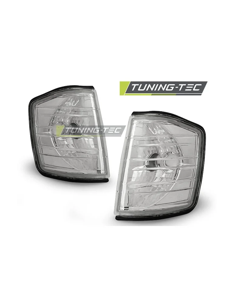 Clignotants avant chromés pour MERCEDES W201/190 12.82-05.93