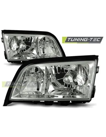 Phares chromés pour MERCEDES W202 C-KLASA 06.93-06.00