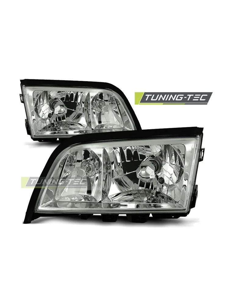 Phares chromés pour MERCEDES W202 C-KLASA 06.93-06.00
